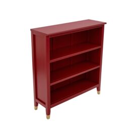 Cabinet Bits Palazzi 3 Tier Bookcase H97 W89 D25cm in Red - thumbnail 4