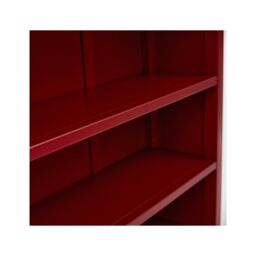 Cabinet Bits Palazzi 3 Tier Bookcase H97 W89 D25cm in Red - thumbnail 6