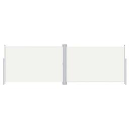 Berkfield Home Retractable Side Awning Cream 200x600 cm in Beige - thumbnail 2