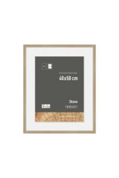 nielsen Skava 40 x 50cm Wooden Picture Frame With 30x40cm Mount & Glass Front in Light Oak - Size: 40 x 50 cm