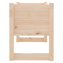 Berkfield Home Planter 78x40x52 cm Solid Wood Pine in Natural - Size: 78 x 40 x 52 cm - thumbnail 5