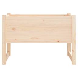 Berkfield Home Planter 78x40x52 cm Solid Wood Pine in Natural - Size: 78 x 40 x 52 cm - thumbnail 4