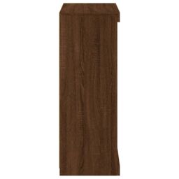 Berkfield Home Sideboard with LED Lights Brown Oak 60.5x37x100 cm - thumbnail 7