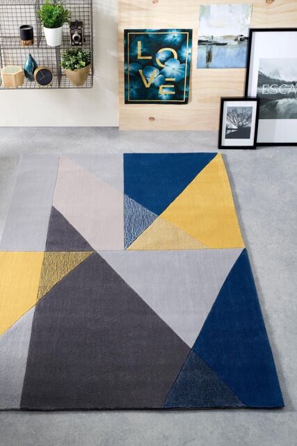 Origin 'Trio' Rug in Blue - Size: 160 cm x 230 cm - image 1