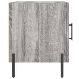 Berkfield Home Modern Bedside Cabinet Grey Sonoma 40x40x50 cm Engineered Wood - Size: 40 x 40 x 50 cm - thumbnail 7