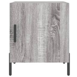 Berkfield Home Modern Bedside Cabinet Grey Sonoma 40x40x50 cm Engineered Wood - Size: 40 x 40 x 50 cm - thumbnail 6