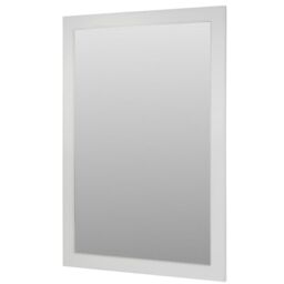 Clifton White Gloss 900mm x 60cm Bathroom Mirror - Size: 900mm x 60 cm