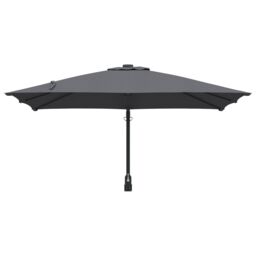 Berkfield Home Outdoor Umbrella Anthracite Polyester, Powder-Coated Steel Large - thumbnail 4