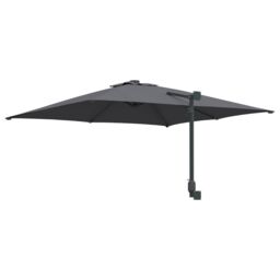 Berkfield Home Outdoor Umbrella Anthracite Polyester, Powder-Coated Steel Large - thumbnail 6