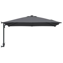 Berkfield Home Outdoor Umbrella Anthracite Polyester, Powder-Coated Steel Large - thumbnail 5