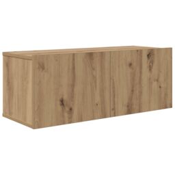 Berkfield Home Wall-mounted Tv Cabinet Wall-mounted with Storage with Door 8 pcs Artisan oak in Brown - thumbnail 7