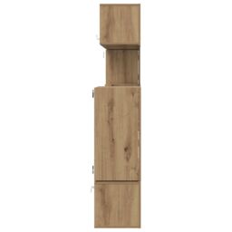 Berkfield Home Wall-mounted Tv Cabinet Wall-mounted with Storage with Door 8 pcs Artisan oak in Brown - thumbnail 9