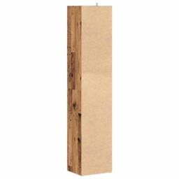 Berkfield Home Book Cabinet Old Wood 36x30x171 cm Engineered Wood in Brown - Size: 36 x 30 x 171 cm - thumbnail 6