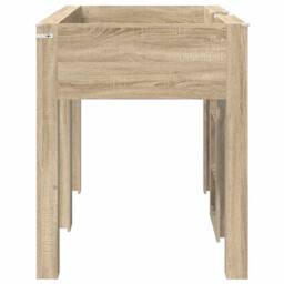 Berkfield Home Bunk Bed for Kids Sonoma Oak 75 x 190 cm Engineered wood in Brown - thumbnail 6