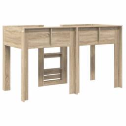 Berkfield Home Bunk Bed for Kids Sonoma Oak 75 x 190 cm Engineered wood in Brown - thumbnail 7