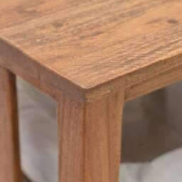 Berkfield Home Console Table Solid Reclaimed Wood 69x28x70 cm in Brown - Size: 69 x 28 x 70 cm - thumbnail 6
