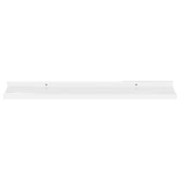 Berkfield Home Wall Shelves 4 pcs High Gloss White 60x9x3 cm - Size: 60 x 9 x 3 cm - thumbnail 6