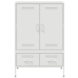 Berkfield Home Highboard White 68x39x101.5 cm Steel - thumbnail 6