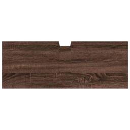 Berkfield Home Bathroom Sink Cabinet Brown Oak 80x30x60 cm Engineered Wood - Size: 80 x 30 x 60 cm - thumbnail 9