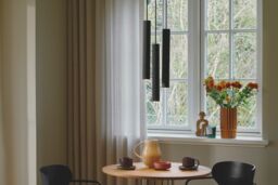 Nordlux Vico Pendant Light Black Metal Dining Room GU10 Mains - thumbnail 4