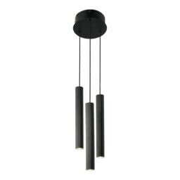 Nordlux Vico Pendant Light Black Metal Dining Room GU10 Mains - thumbnail 1