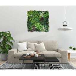Ark Mat Wordsworth Artificial Plant Wall Panel 1x1m - Indoor & Outdoor Use in Green - thumbnail 8