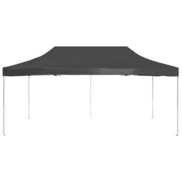 Berkfield Home Professional Folding Party Tent Aluminium 6x3 m Anthracite in Black - thumbnail 3