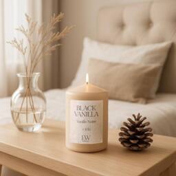 Marco Paul Small 30 Hour Scented Burning Candle in Cream - Size: 15 cm - thumbnail 3