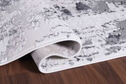 Smart Living Modern Emperor Thick Area Rug for Bedroom, Living Room, Hallway Runner in Silver - Size: 60 cm x 220 cm - thumbnail 4