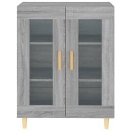 Berkfield Home Sideboard Grey Sonoma 69.5x34x90 cm Engineered Wood - thumbnail 5