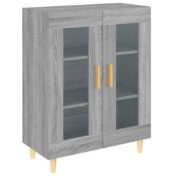 Berkfield Home Sideboard Grey Sonoma 69.5x34x90 cm Engineered Wood - thumbnail 2
