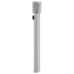 Berkfield Home Outdoor Floor Lamps with Outlet 3pcs Silver 110cm Stainless Steel - thumbnail 5