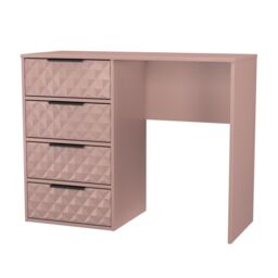 Ready Assembled 2 U Islay 4 Drawer Vanity (Ready Assembled) in Dusty Pink - Size: Medium - thumbnail 4