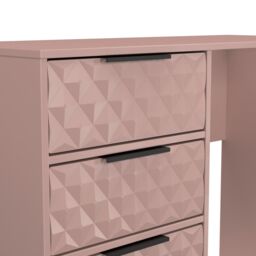 Ready Assembled 2 U Islay 4 Drawer Vanity (Ready Assembled) in Dusty Pink - Size: Medium - thumbnail 5