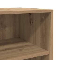 Berkfield Home Sideboard Artisan Oak 70x41x75 cm Engineered Wood in Brown - Size: 70 x 41 x 75 cm - thumbnail 8