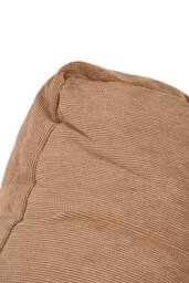 Living and Home Comfort Padded Corduroy Chair Cushion in Light Brown - Size: 55 cm x 55 cm - thumbnail 6