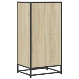 Berkfield Home Shoe Rack Sonoma Oak 48x38x97.5 cm Engineered Wood in Brown - thumbnail 6