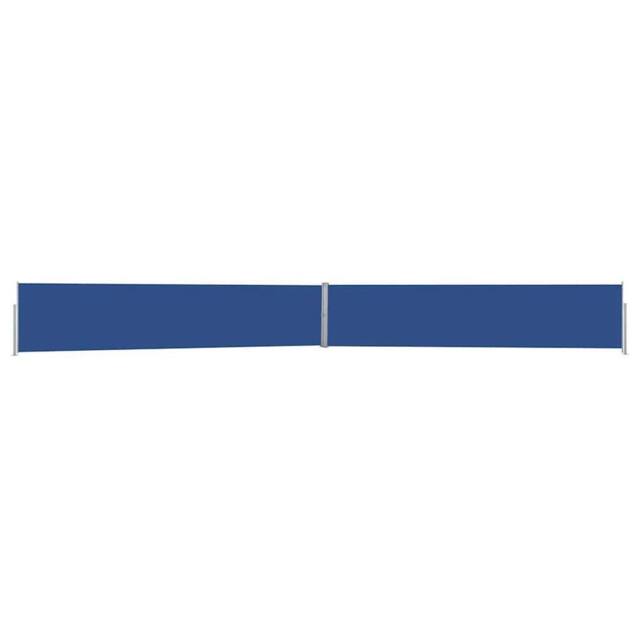 Berkfield Home Patio Retractable Side Awning 140x1200 cm Blue - image 1