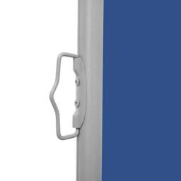 Berkfield Home Patio Retractable Side Awning 140x1200 cm Blue - thumbnail 8