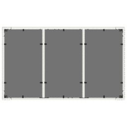 Berkfield Home Garden Table with Glass Top White 150x90x75 cm Poly Rattan - Size: 150 x 90 x 75 cm - thumbnail 8