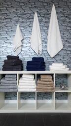 Allure Bath Fashions Hotel Essentials Cotton 6 Piece Towel Set in Silver - thumbnail 2