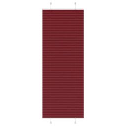 Berkfield Home Pleated Blind Bordeaux Red 75x200 cm Fabric Width 74.4 cm Polyester