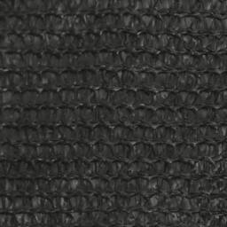 Berkfield Home Sunshade Sail 160 g/m ² Anthracite 2x5 m HDPE in Black - thumbnail 5