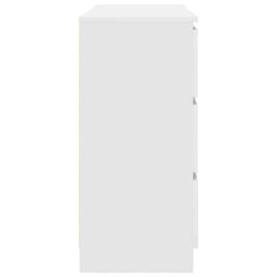 Berkfield Home Sideboard White 100x35x76 cm Engineered Wood - Size: 100 x 35 x 76 cm - thumbnail 7
