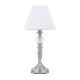 Pagazzi Edwina Satin Chrome Touch Table Lamp in Silver - thumbnail 4
