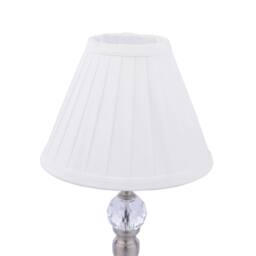 Pagazzi Edwina Satin Chrome Touch Table Lamp in Silver - thumbnail 5