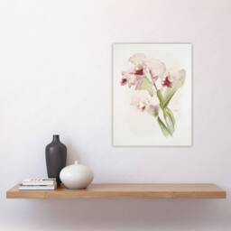 "Artery8 Frederick Sander Cattleya labiata Orchid Flowers Wall Art Print - Size: W12"" x H16""" - thumbnail 4