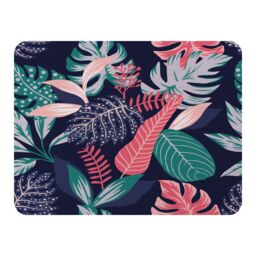 Benjamin Tate Design Tropical Plant Leaves Blanket in Natural - Size: 120 cm x 150 cm - thumbnail 1