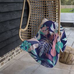 Benjamin Tate Design Tropical Plant Leaves Blanket in Natural - Size: 120 cm x 150 cm - thumbnail 4