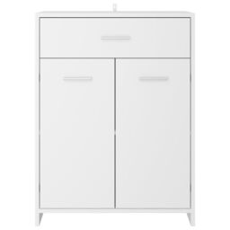 Berkfield Home Bathroom Cabinet White 60x33x80 cm Engineered Wood - Size: 60 x 33 x 80 cm - thumbnail 5